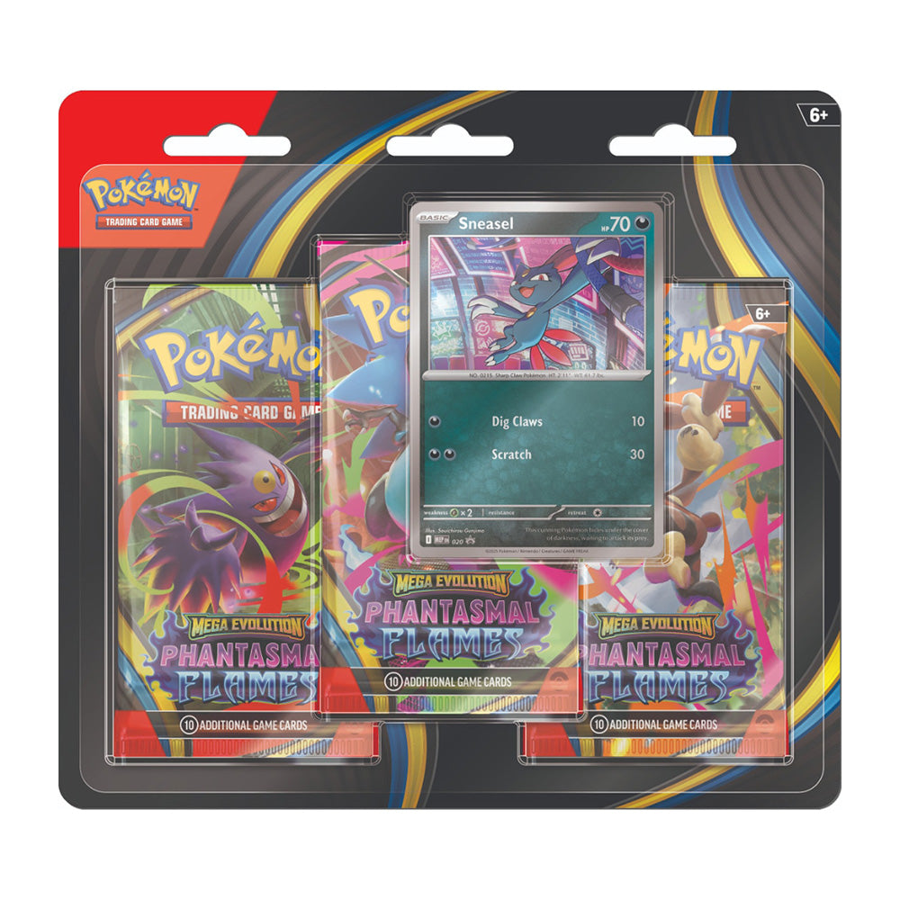 "Pre Order" Phantasmal Flames - 3-Pack Blister (Sneasel)