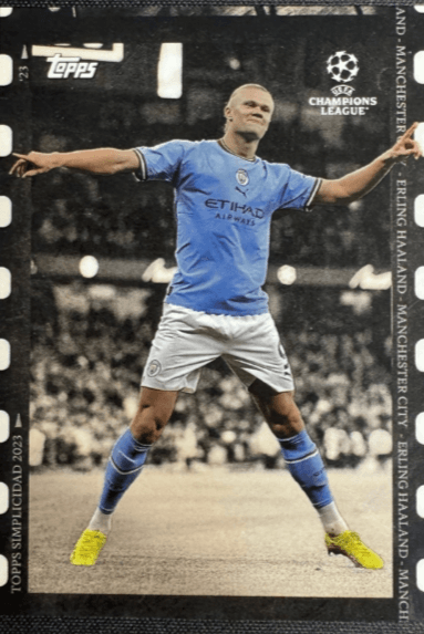 Erling Haaland Topps on Demand Simplicity Champions League 2023