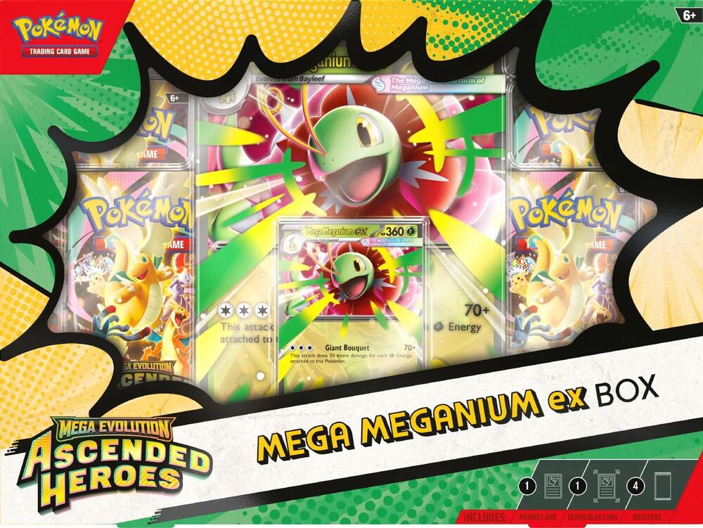 Pre order: Ascended Heroes Mega Meganium ex Box