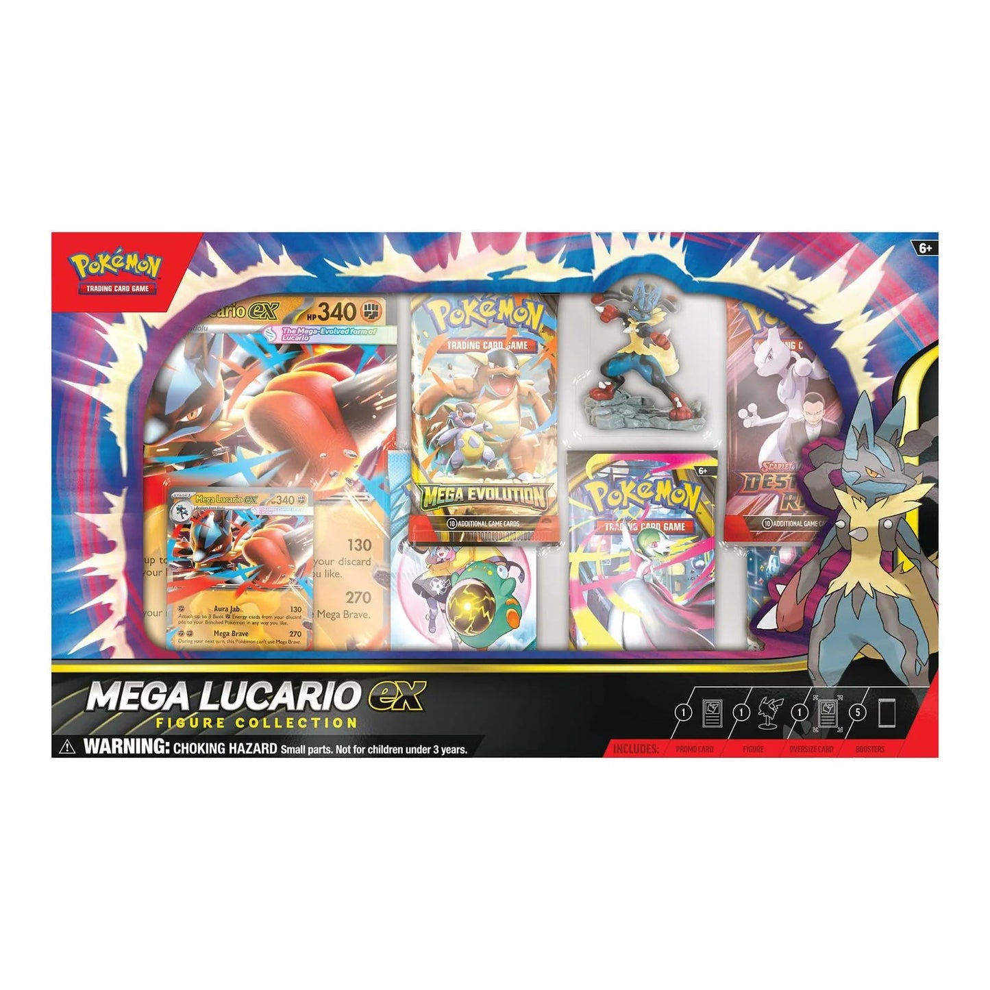 Rip & Ship! Mega Lucario ex Figure Collection