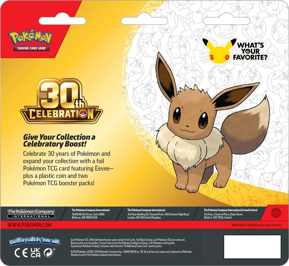 Pokémon TCG: 30th Celebration 2-Pack Blister