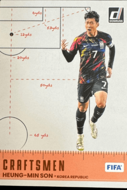 Heung-Min Son 2022-23 Donruss Soccer FIFA Craftsmen NO. 18 - Korea Republic