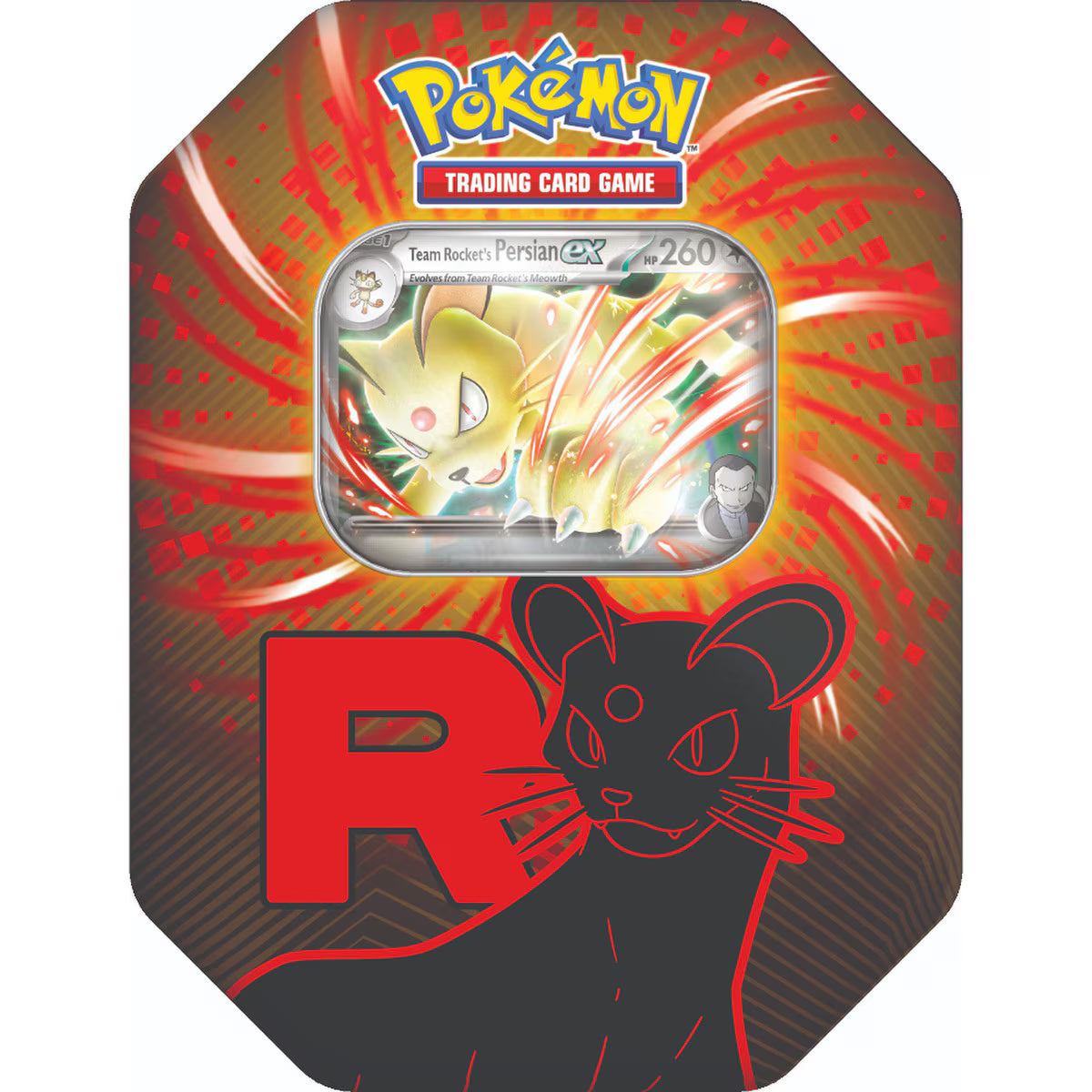 Rip & Ship! Team Rocket's Persian Ex Tin