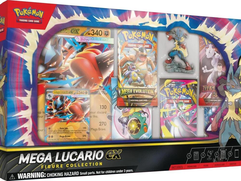 "Pre Order" Mega Evolutions Lucario ex Figure Collection