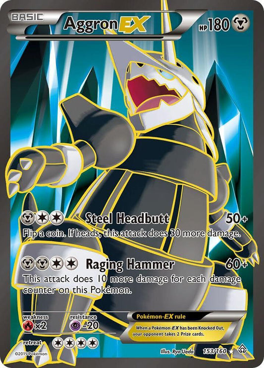 Aggron EX (153 Full Art) - XY - Primal Clash (PRC)