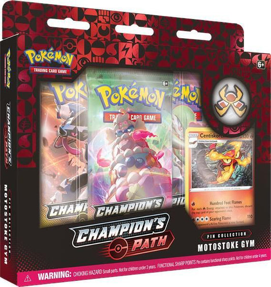 Champion's Path Pin Collection [Motostoke Gym] - Minor Box Damage