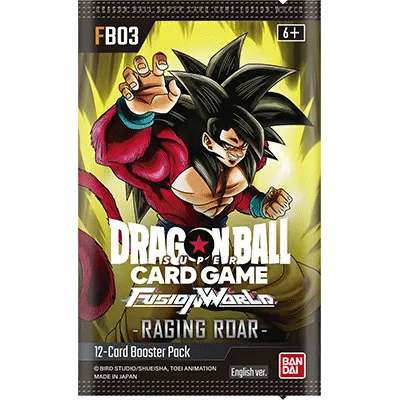 Rip & Ship! Dragon Ball Raging Roar Fusion World 03 [FB03] Booster Pack