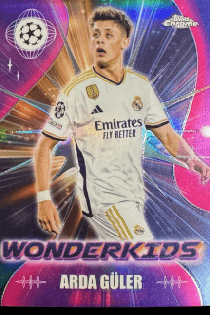 Arda Guler 2023-24 Topps Chrome UEFA Wonderkids