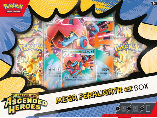 Pre order: Ascended Heroes Mega Feraligatr ex Box