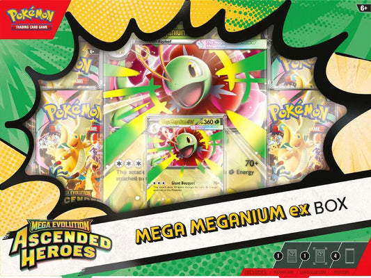 Pre order: Ascended Heroes Mega Meganium ex Box