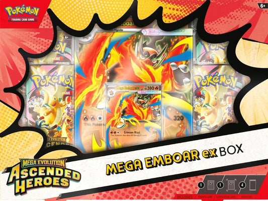 Pre order: Ascended Heroes Mega Emboar ex Boxr