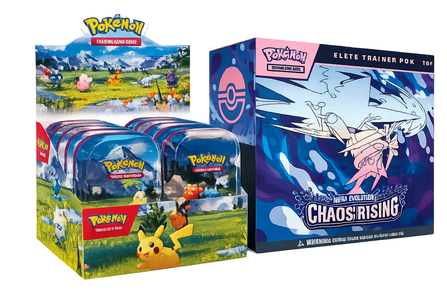 Rip & Ship !!!!! Combo Ascended Mini tins + Chaos Rising ETB