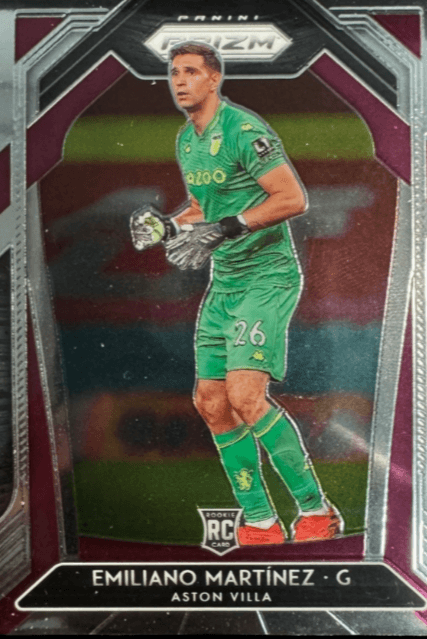 Emiliano Martinez Rookie Card 2020-2021 Panini Prizm Premier League Aston Villa