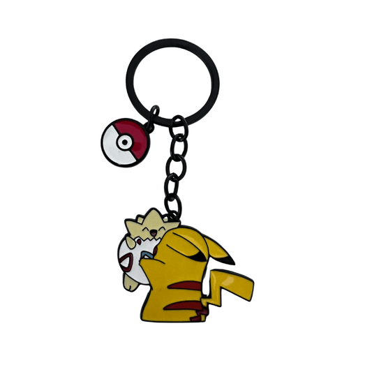 Pikachu & Togepi Metal Keyring
