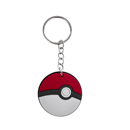 Pokeball Rubber Keyring