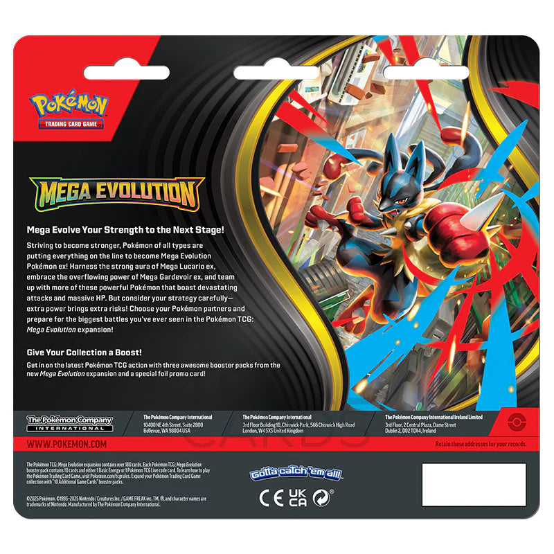 Pokémon TCG: Mega Evolution 3 Pack Blister [Golduck]