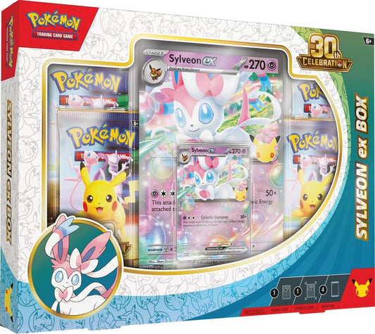 Pokémon TCG: 30th Celebration Sylveon ex Box