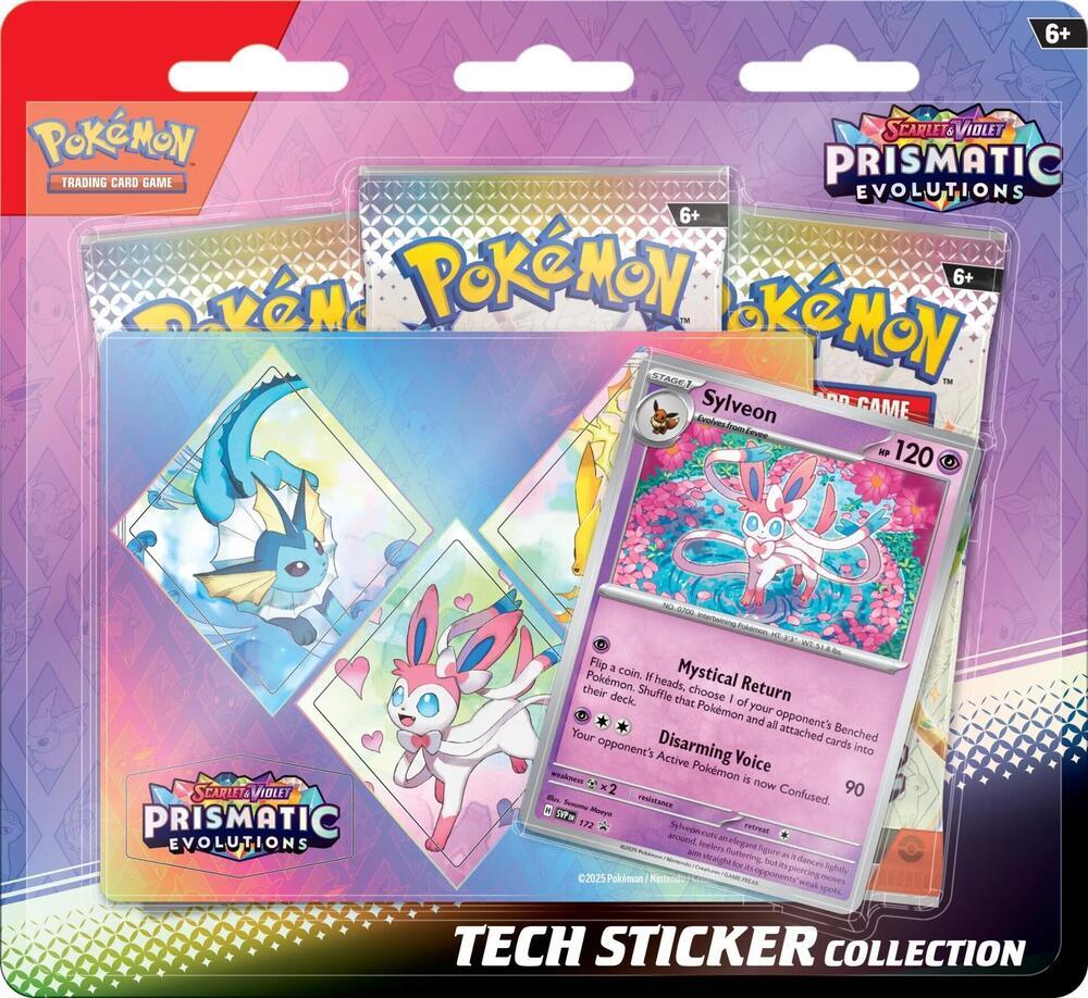 Prismatic Evolutions Tech Sticker Collection Sylveon Pokestop Prismatic Evolutions Tech Sticker Collection Sylveon Pokestop