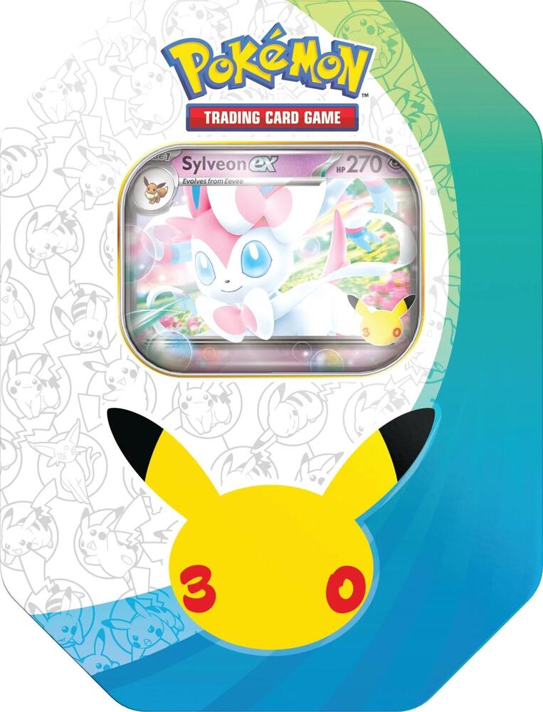 Pokémon TCG: 30th Celebration Sylveon ex Tin